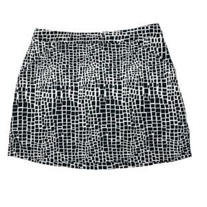 Coral Bay Square Pattern Golf Skirt Skort